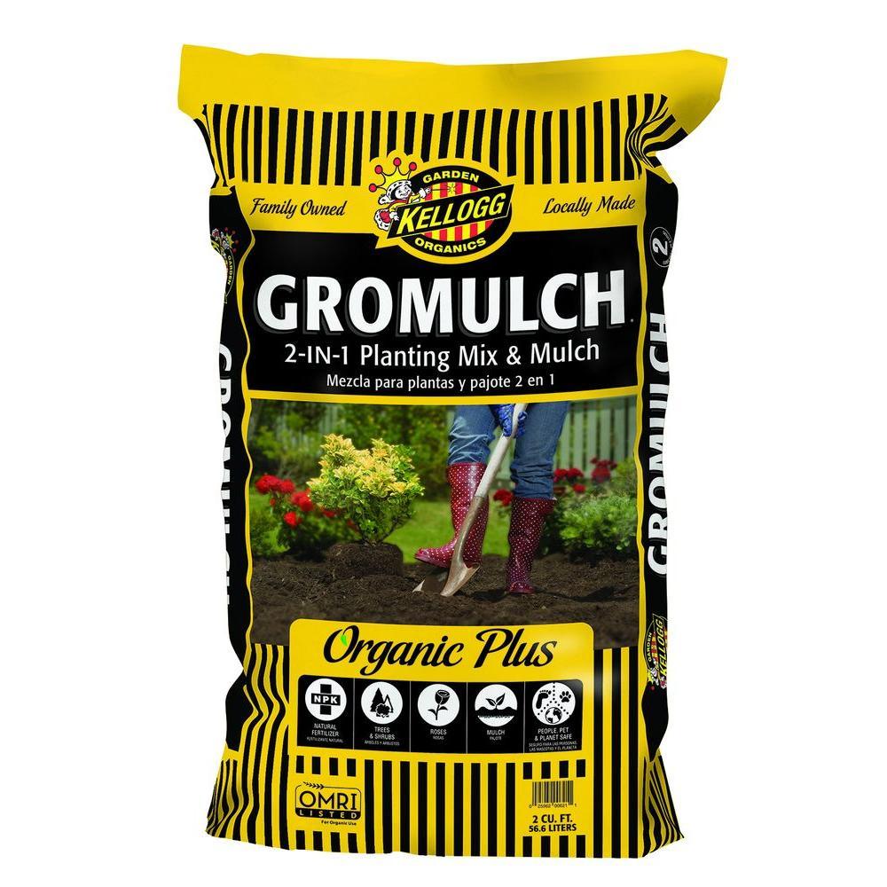 Kellogg Garden Organics Gromulch 2 in 1 Planting Mix & Mulch